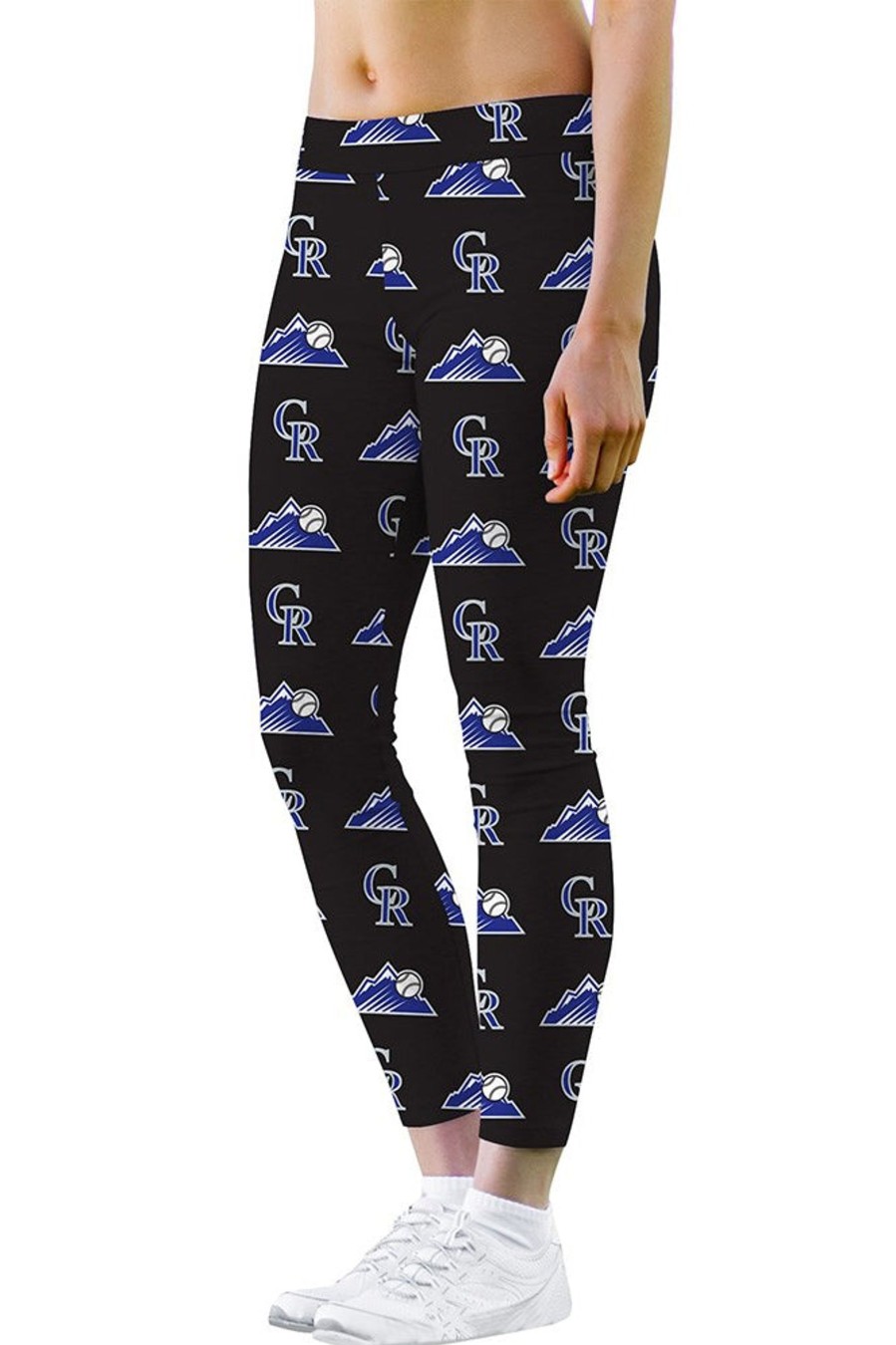 Women Loudmouth | Womens Active Legging - Colorado Rockies