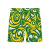 Men Loudmouth | Fairway Heritage Short 9" - Green Gold Swirl