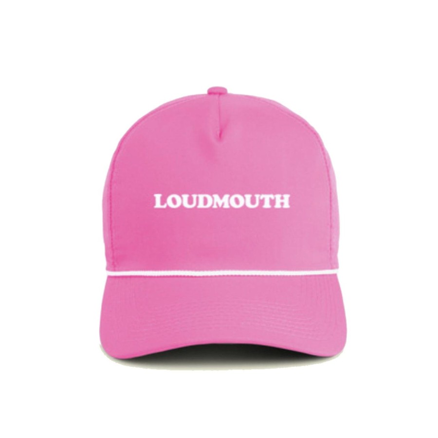 Men Loudmouth | Wordmark Cap Pink