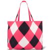 Men Loudmouth | Tote Bag Split - Carmine Rose/Pink Argyle