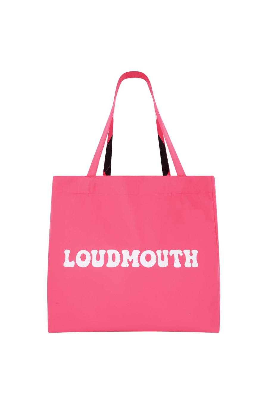 Men Loudmouth | Tote Bag Split - Carmine Rose/Pink Argyle