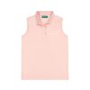 Women Loudmouth | Legacy Sleeveless Polo - Babygurl Pink