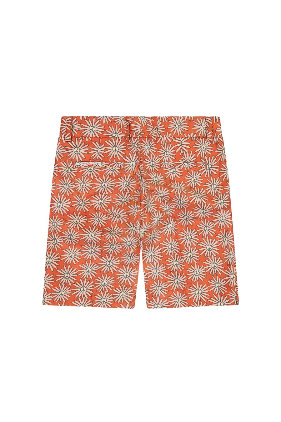 Women Loudmouth | Bermuda Short - Burnt Peace Flower