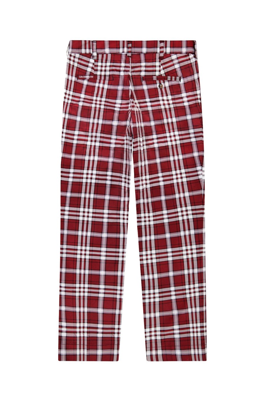 Men Loudmouth | Fairway Heritage Pant - Crimson Plaid