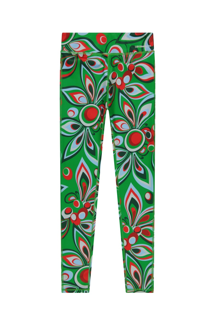 Women Loudmouth | Womens Active Legging - Shagadelic Green