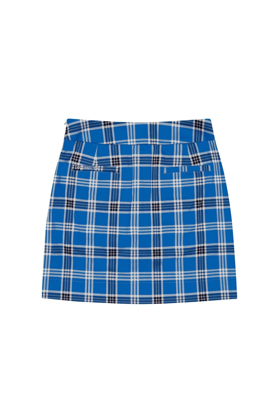 Women Loudmouth | Fairway Classic Skort - Blue Plaid