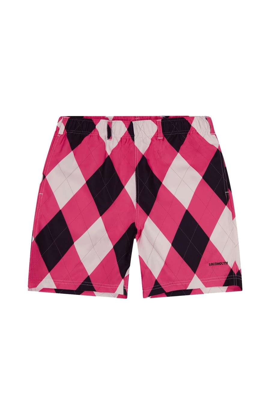 Men Loudmouth | Anytime Short - Pink U0026 Black